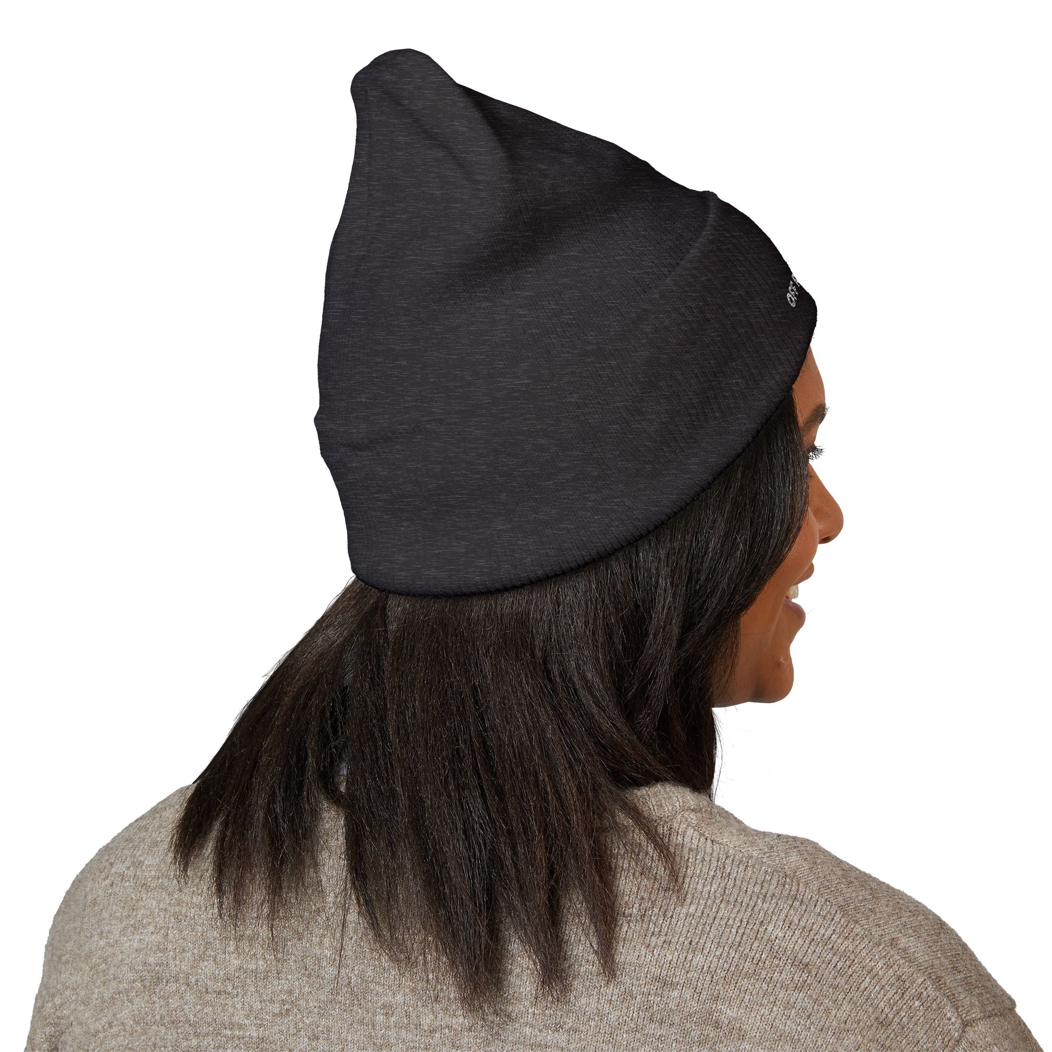 Classic Beanie — Embroidered Bigfoot (Black)