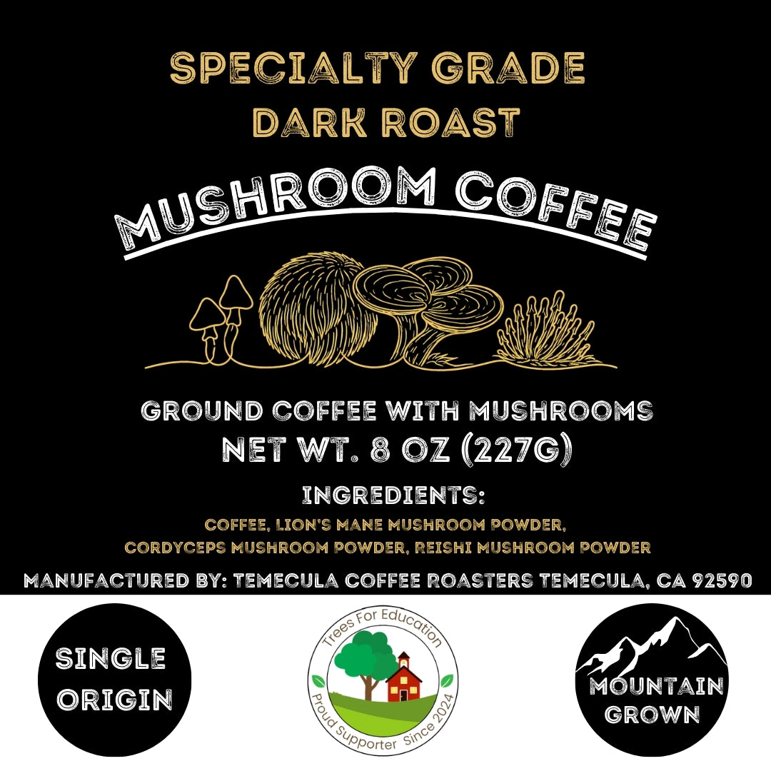 Mushroom Coffee (Dark Roast)