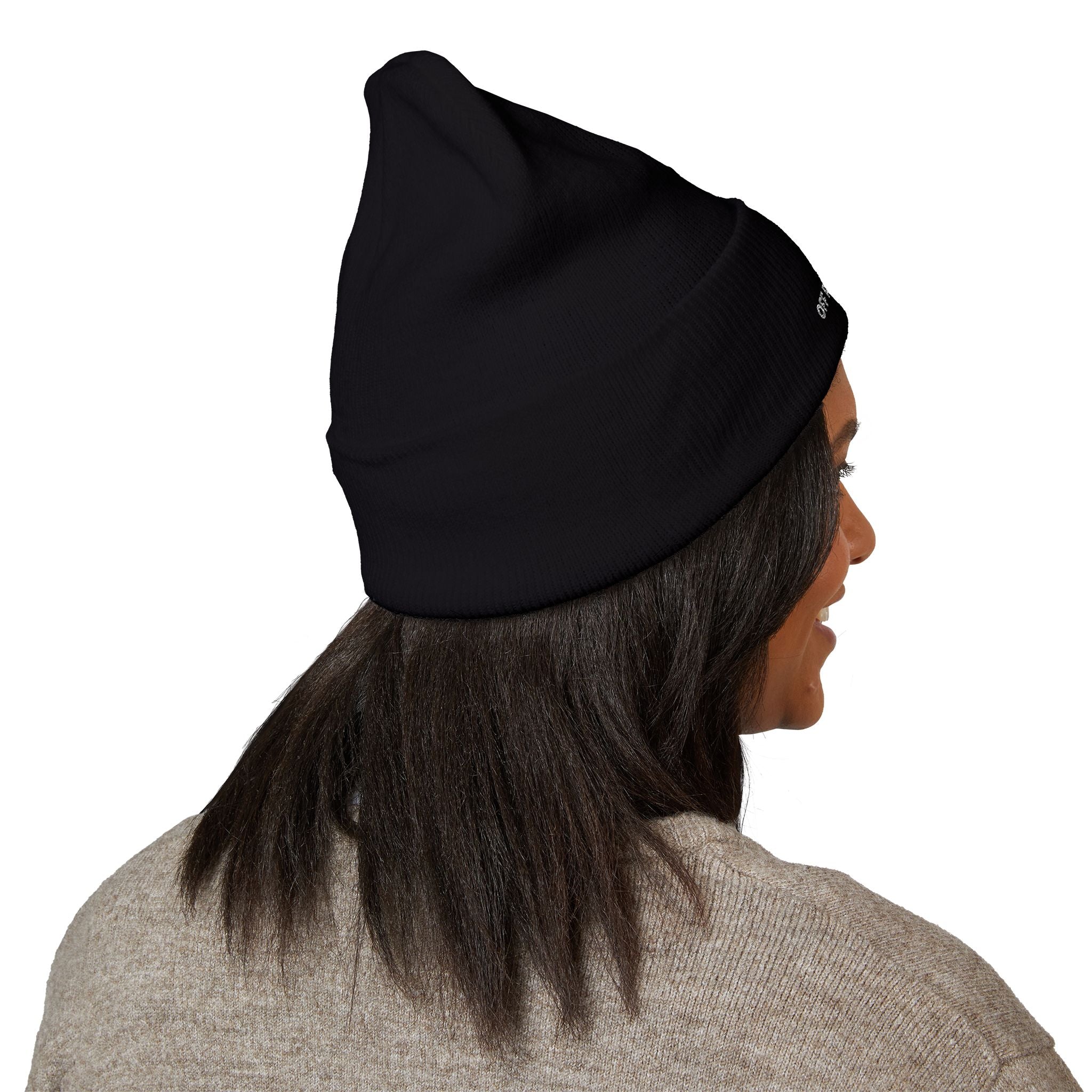 Classic Beanie — Embroidered Bigfoot (Black)