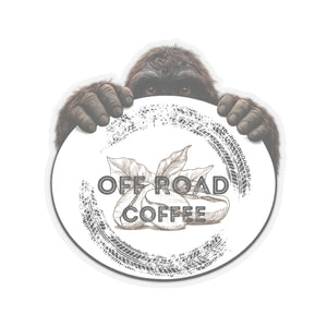 Bigfoot Logo Sticker (White)