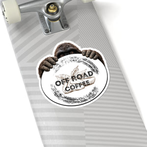 Bigfoot Logo Sticker (White)