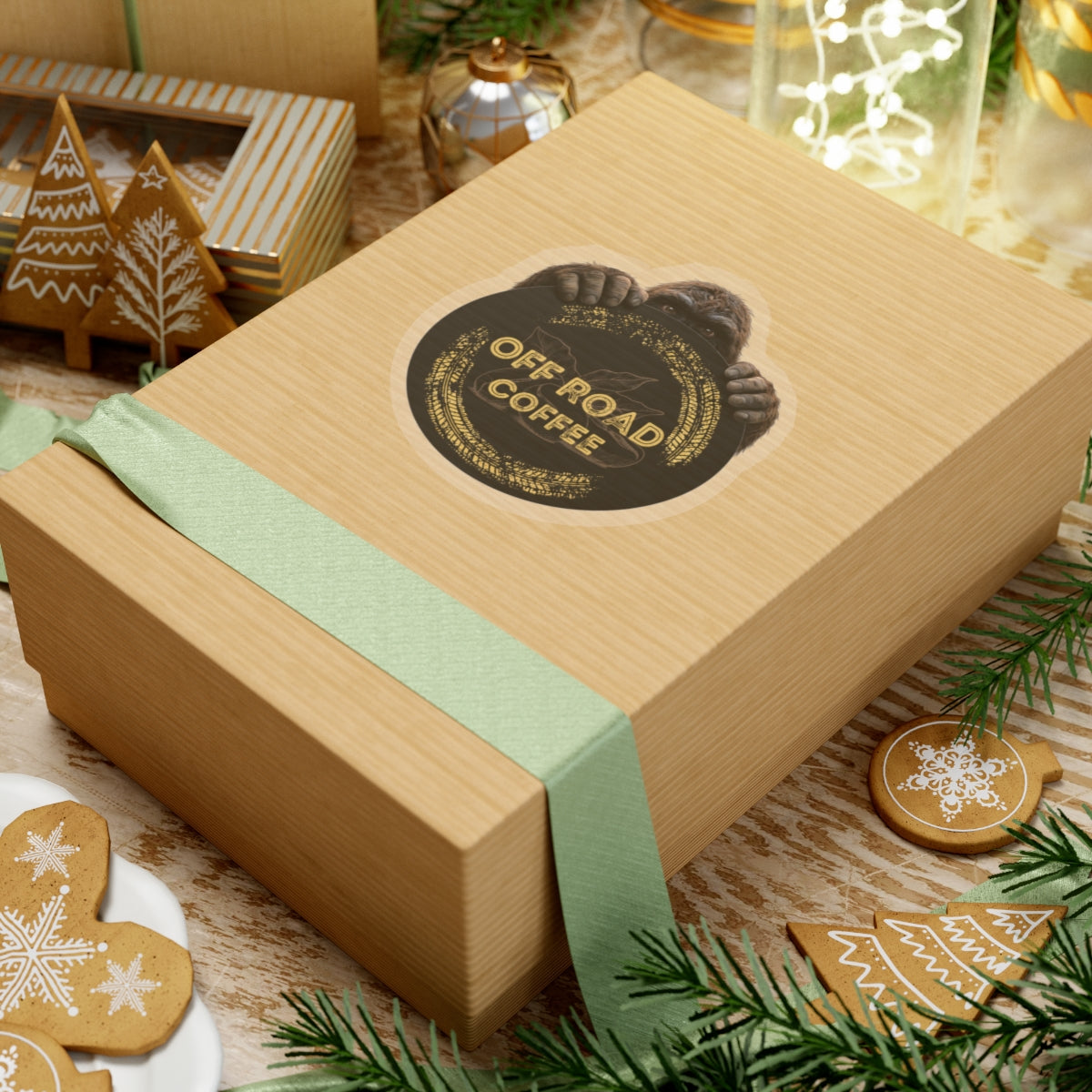 Bigfoot Logo Sticker (Black)