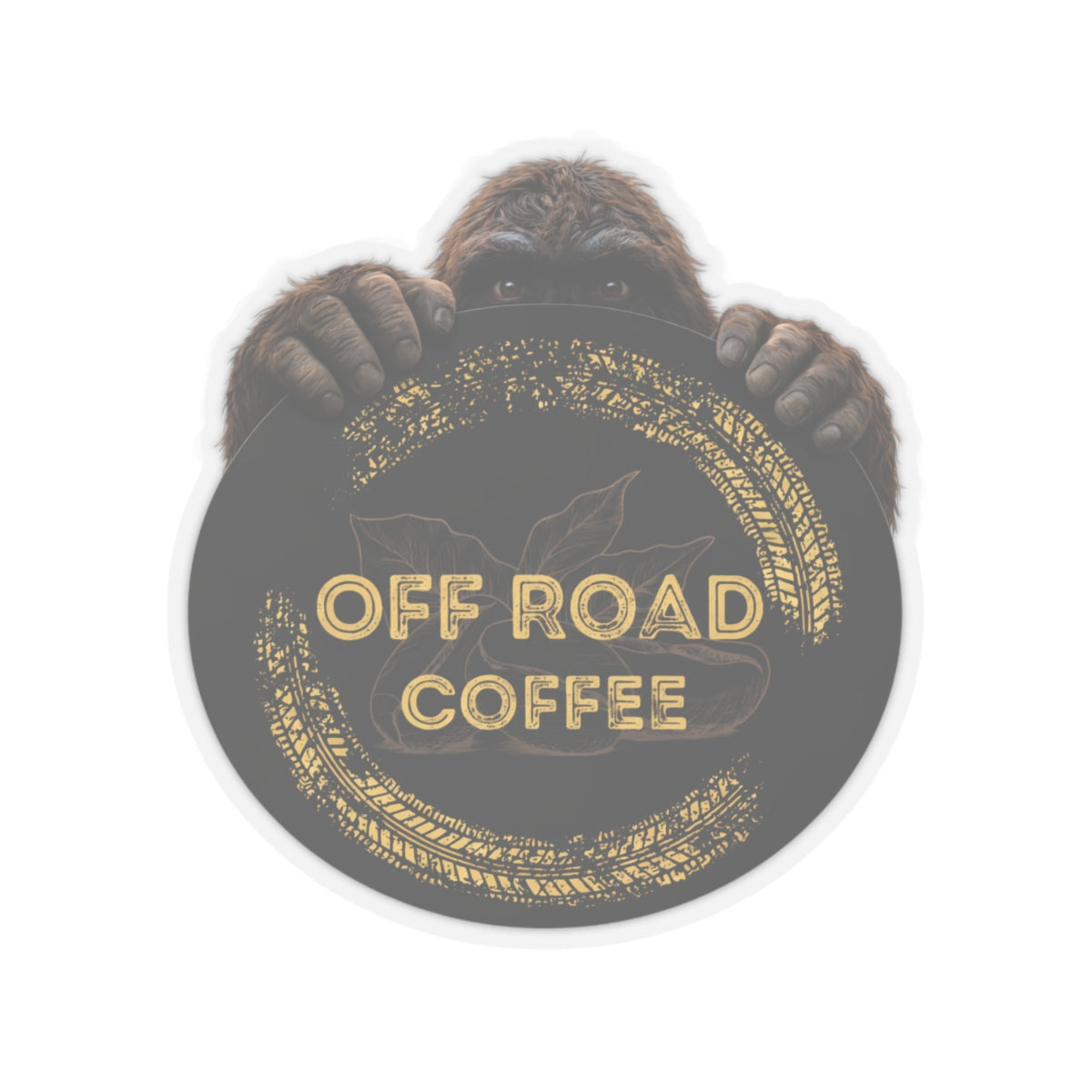 Bigfoot Logo Sticker (Black)