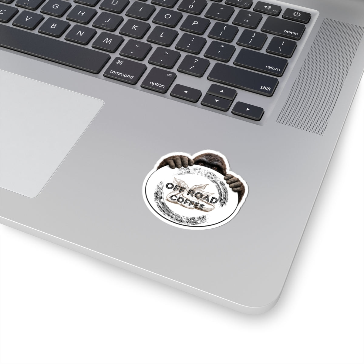 Bigfoot Logo Sticker (White)