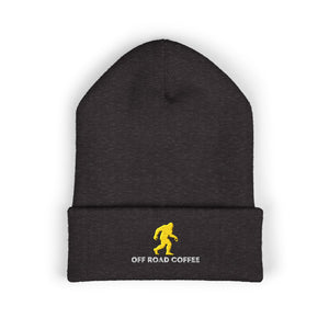Classic Beanie — Embroidered Bigfoot (Black)