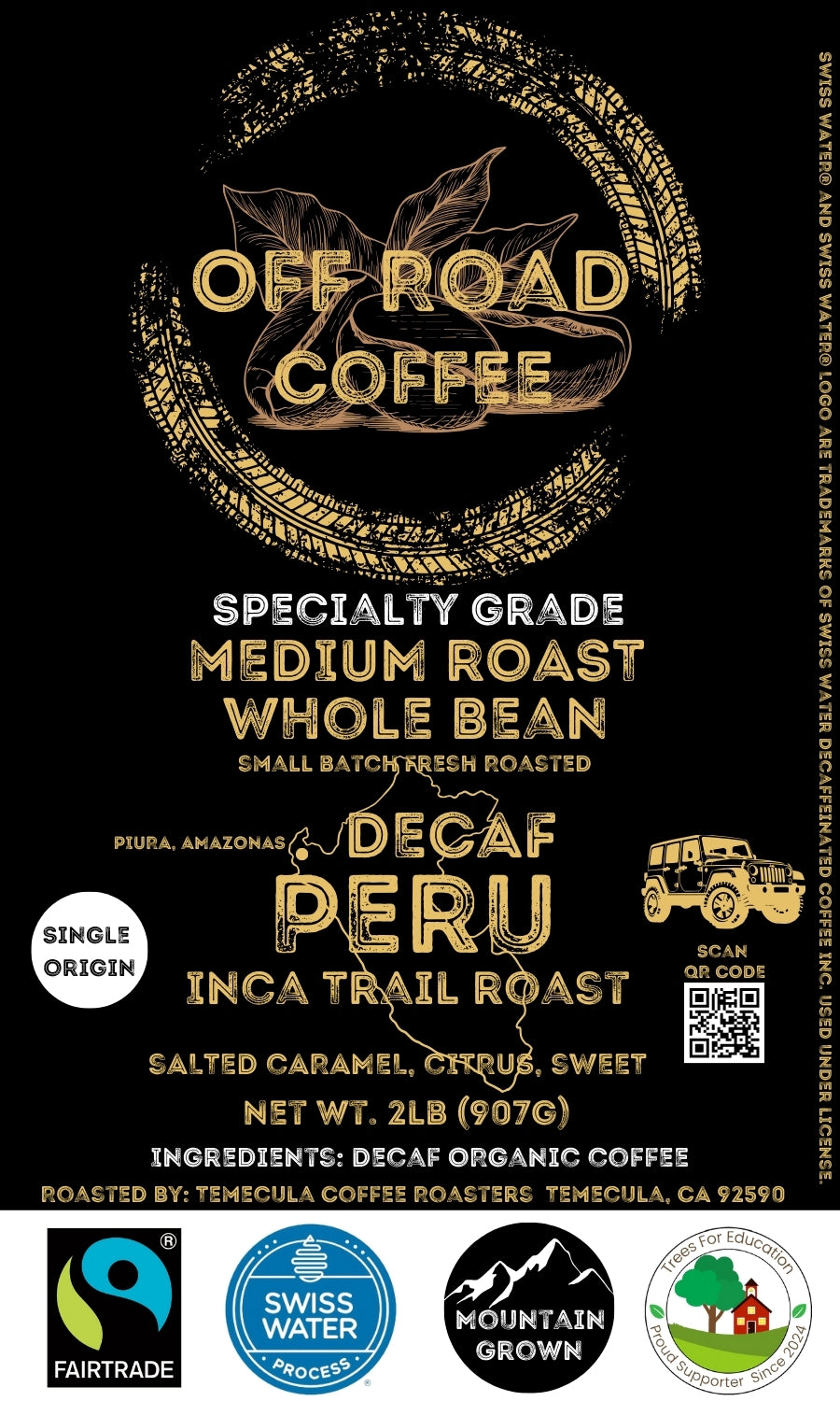 Peru (Decaf) Inca Trail Roast