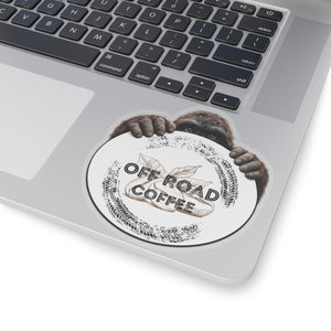 Bigfoot Logo Sticker (White)