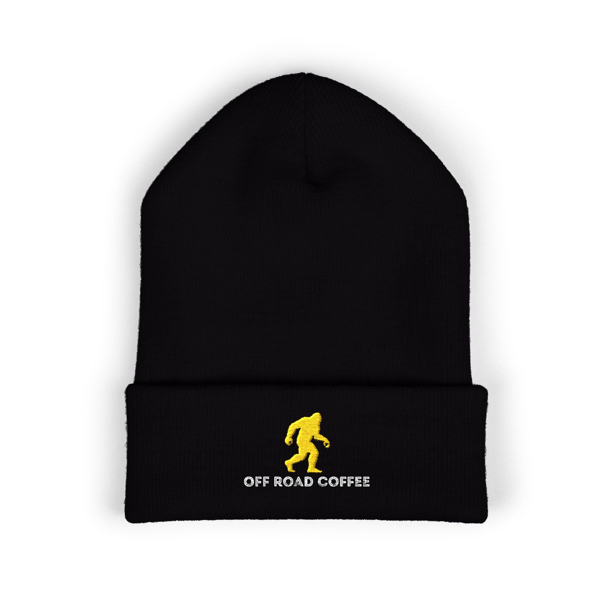 Classic Beanie — Embroidered Bigfoot (Black)