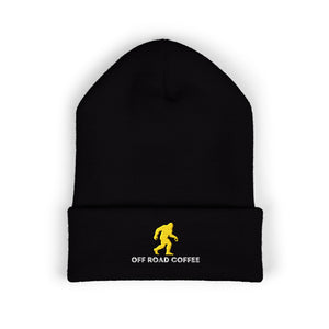 Classic Beanie — Embroidered Bigfoot (Black)