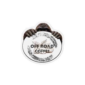 Bigfoot Logo Magnet (White)