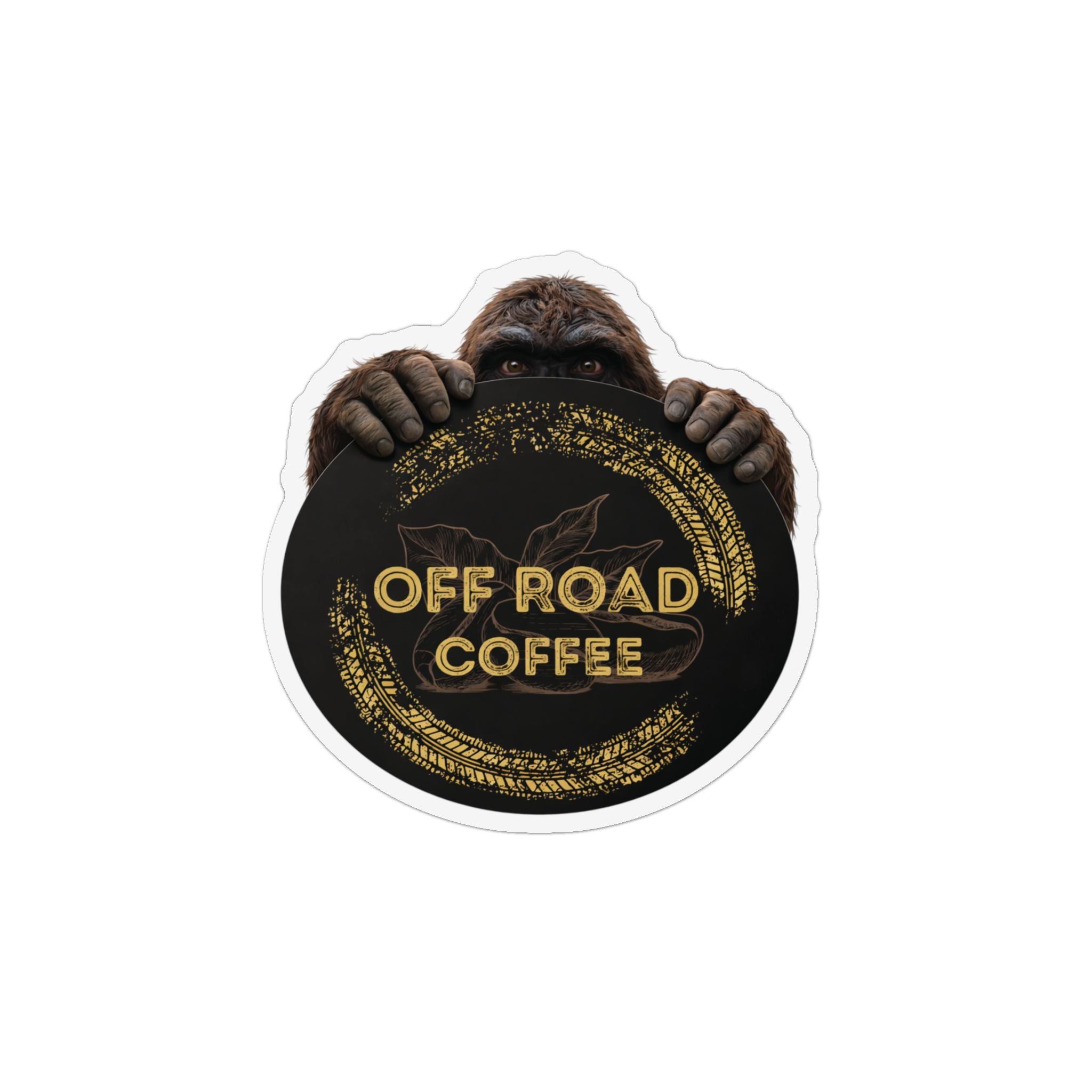 Bigfoot Logo Magnet (Black)