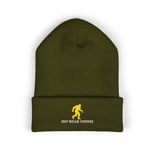 Classic Beanie — Embroidered Bigfoot (Black)