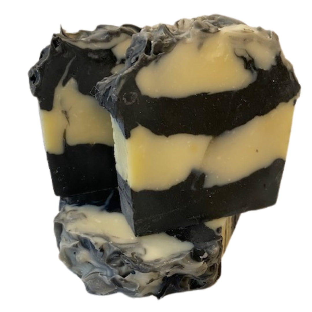 Activated Charcoal & Peppermint Handmade Soap Bar