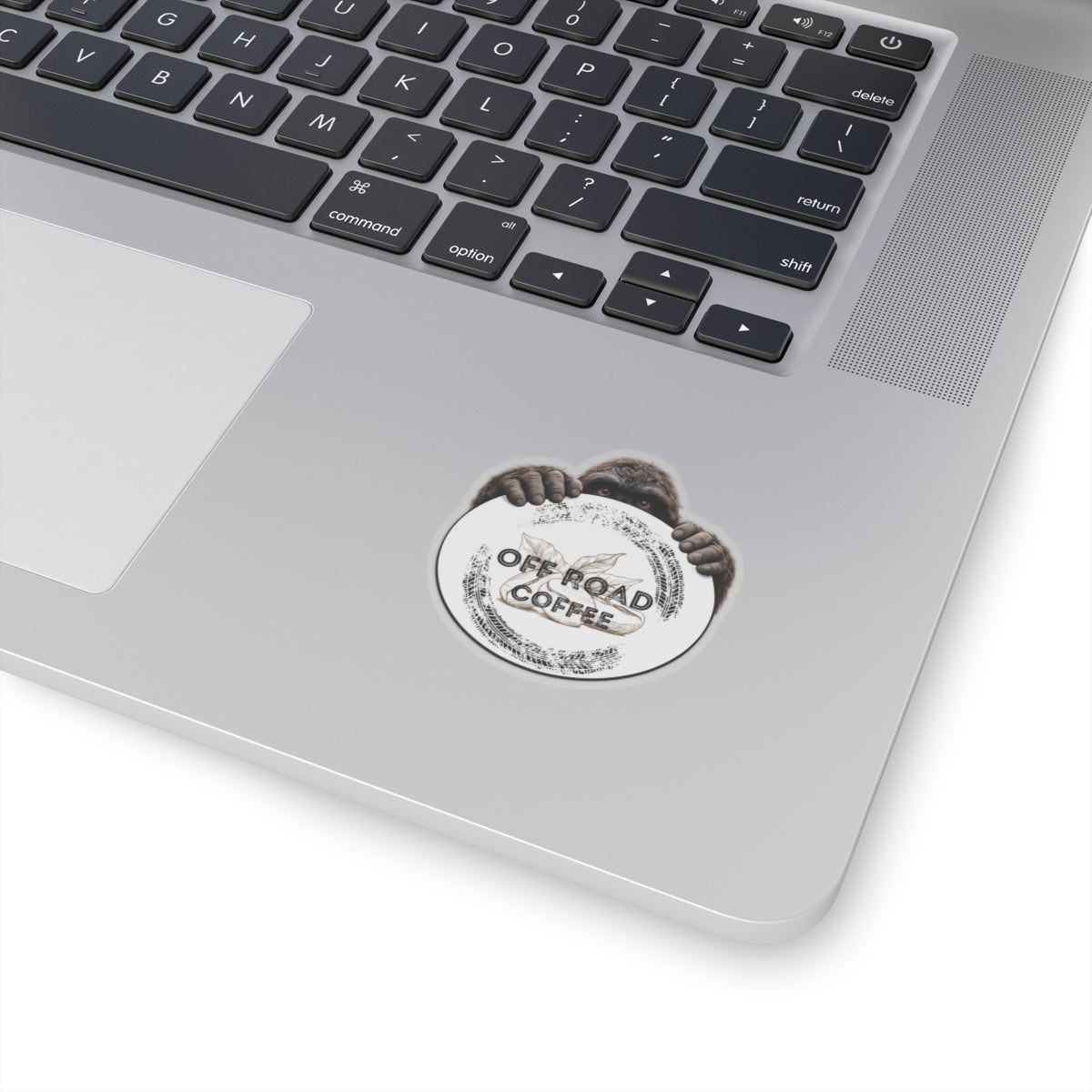 Bigfoot Logo Sticker (White)