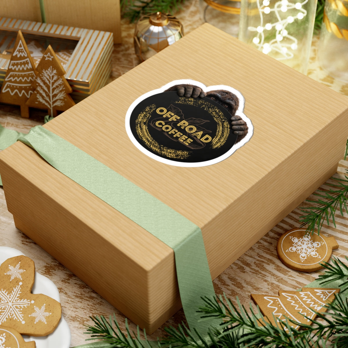 Bigfoot Logo Sticker (Black)