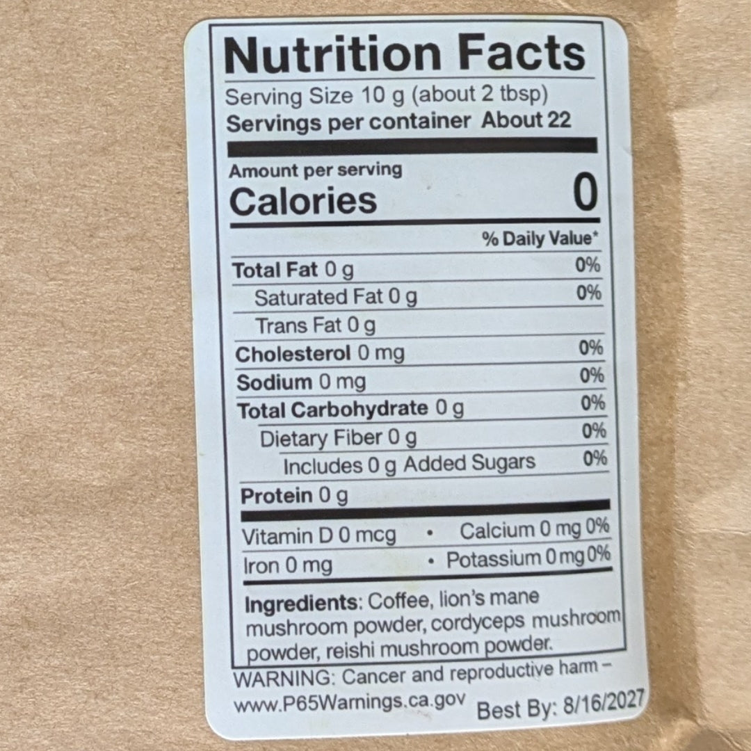 Mushroom Coffee (Dark Roast)